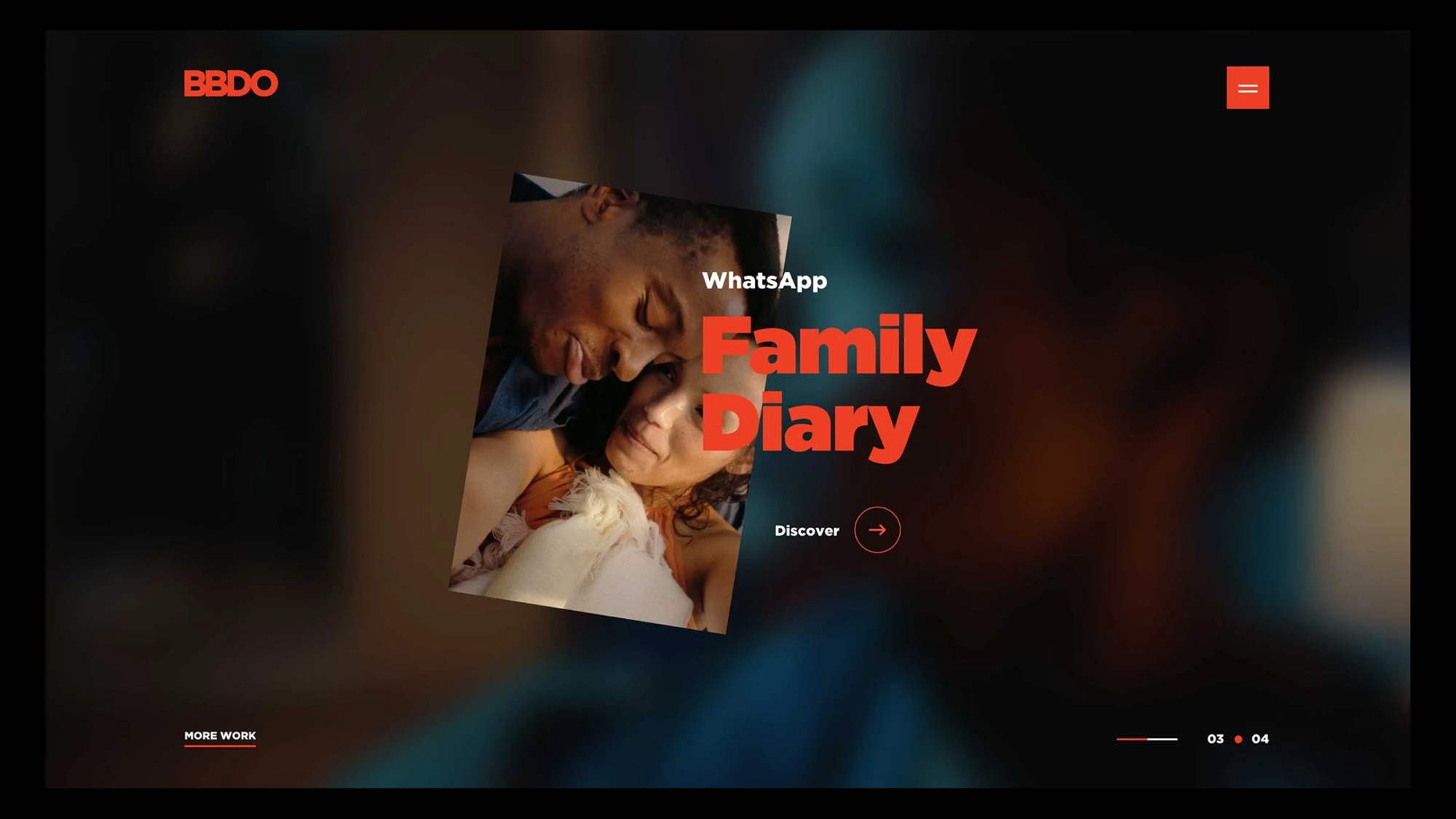BBDO Germany Website: Desktop-Ansicht